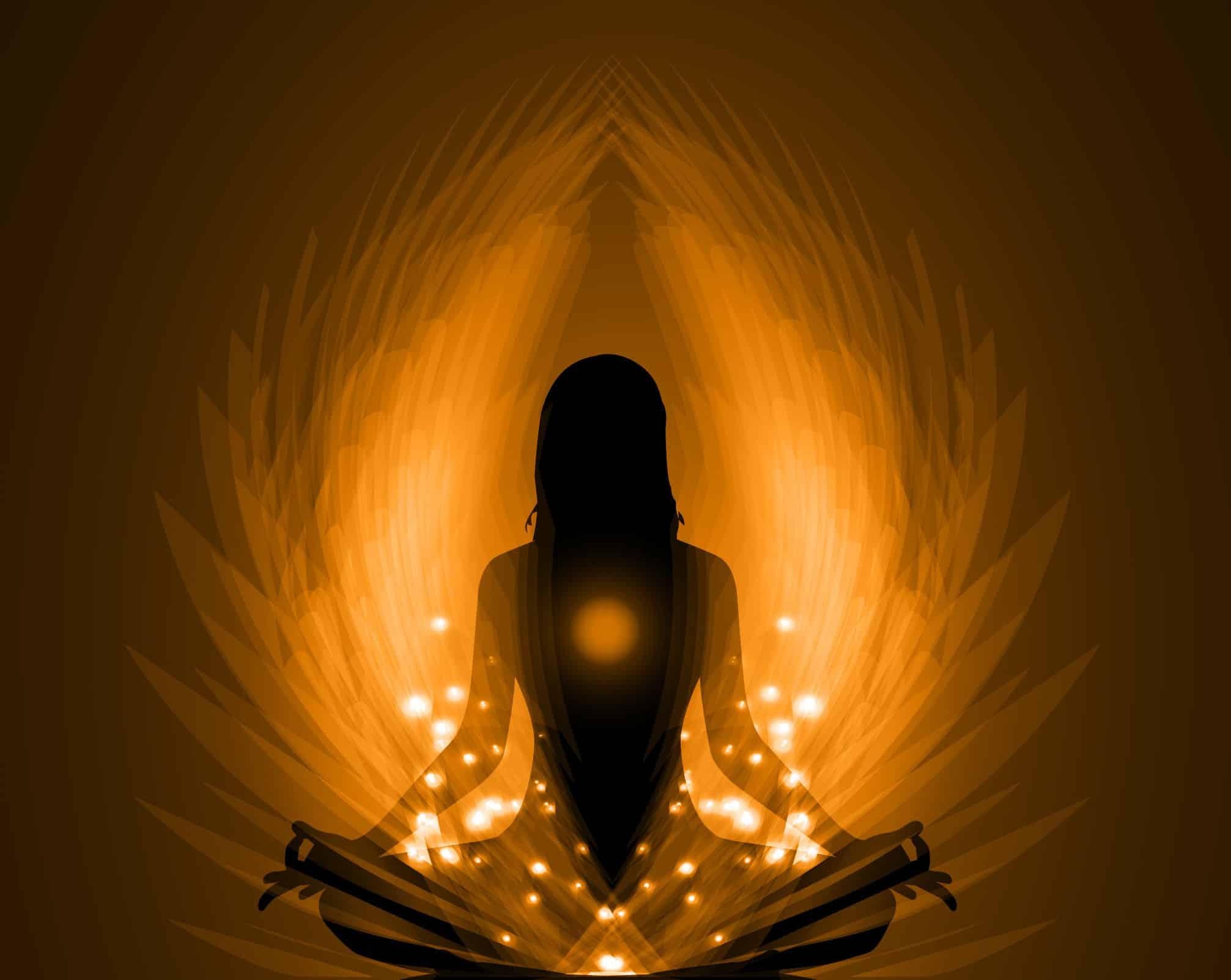 Guided meditation session in a calm space